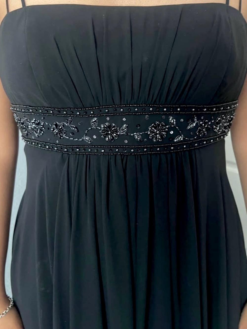 Black David’s Bridal Embellished Evening Dress